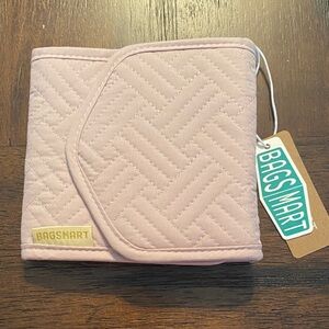 BAGSMART Pink Travel Jewelry Organizer